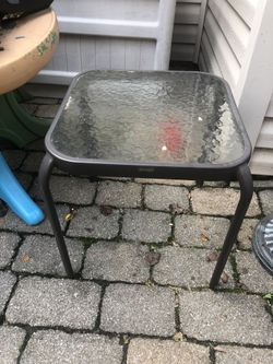 Metal End Table