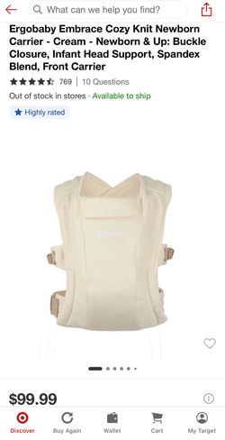 Ergobaby soft carrier