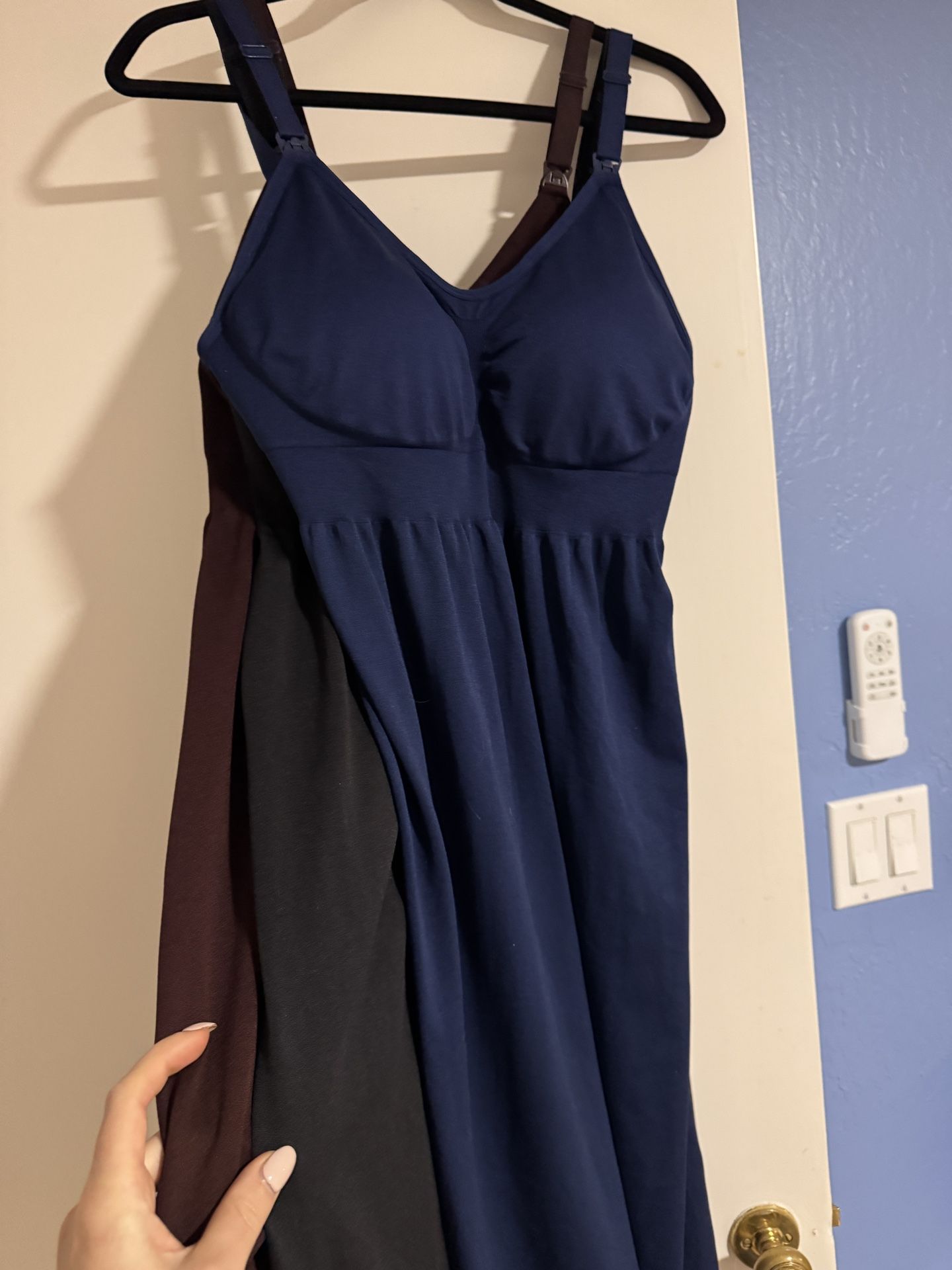 3 Breastfeeding Gowns Size Large