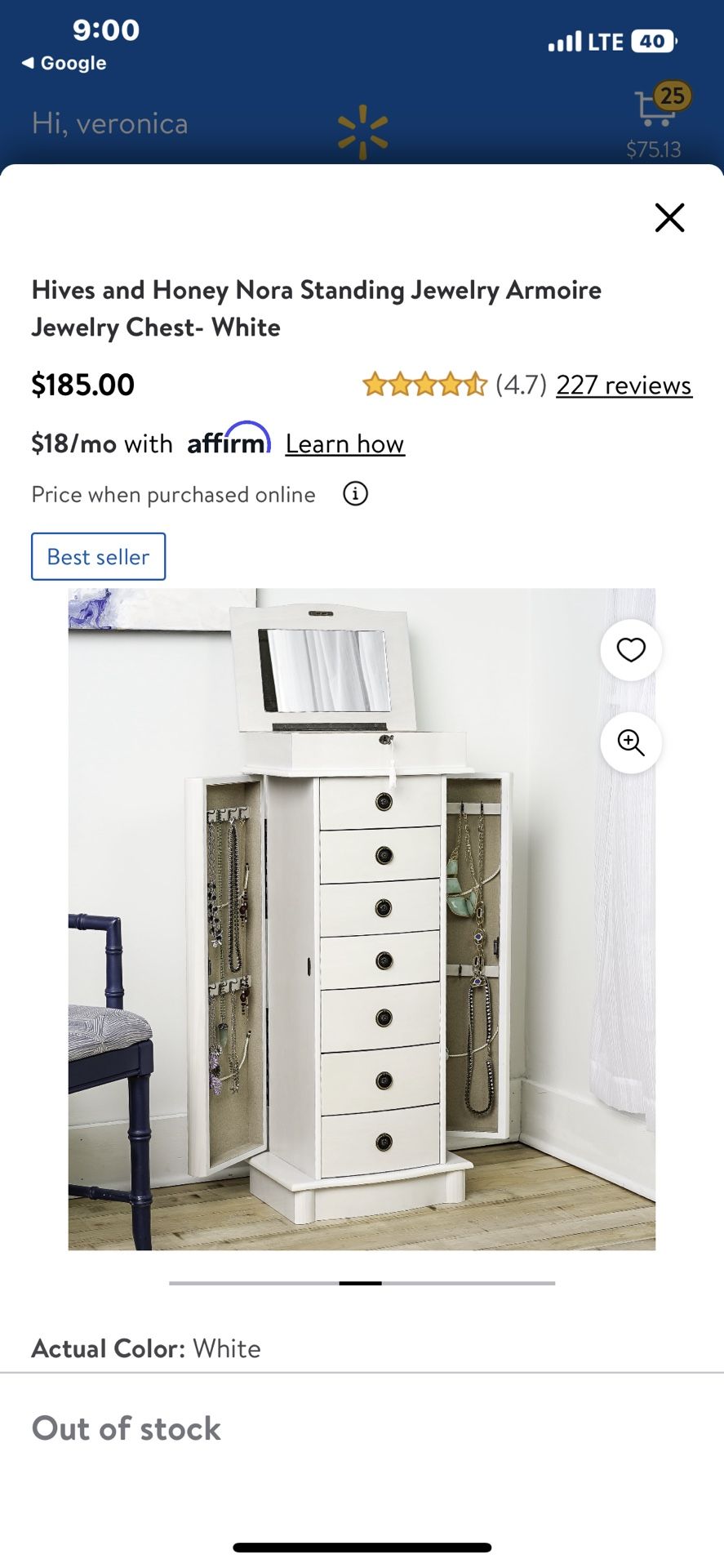 Jewelry Armoire