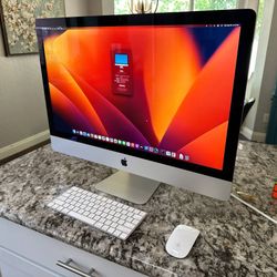 Computer - 27” iMac - 5k Retina - i5, 40GB RAM, 2TB Hard Drive, Radeon Pro 580