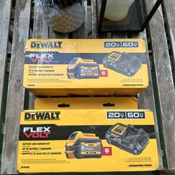 Dewalt FlexVolt battery 6ah charger 6amp