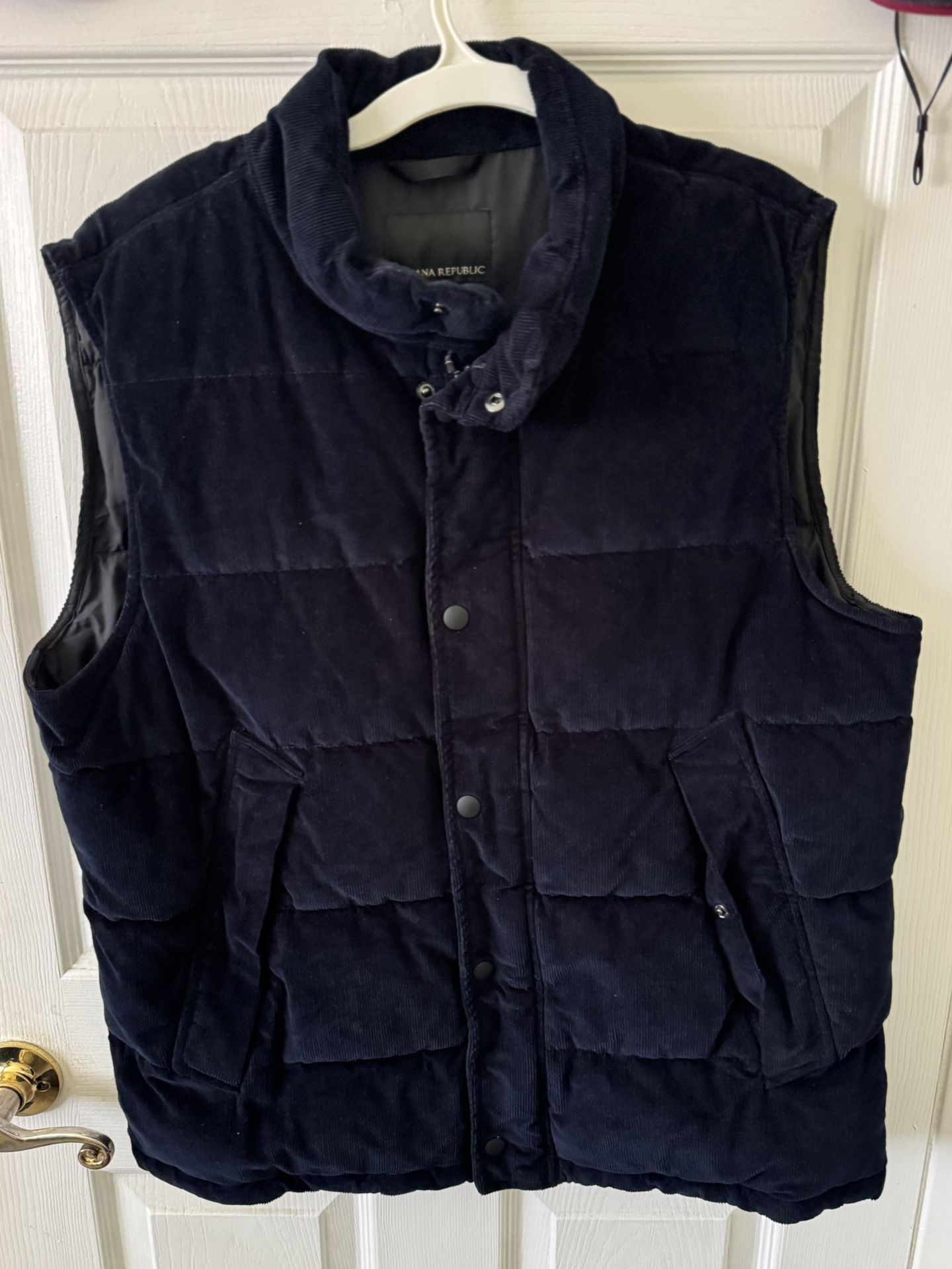Banana Republic Large Corduroy Puffer Vest