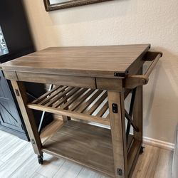 Bar/Tea Cart w caster