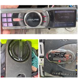 Car stereo system MTX SONY ALPINE