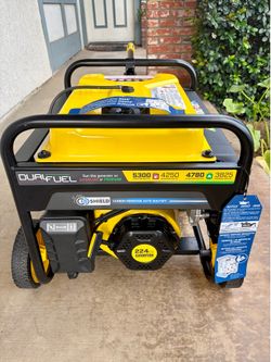 Champion 4250-Watt Dual Fuel Generator – Electric Start, CO Shield Brand New