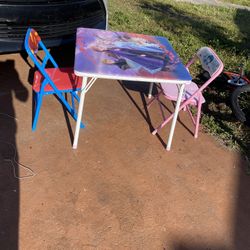 Activity Table Set with 2 Chairs 