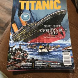 TITANTIC SECRETS FROM THE UNSINKABLE SHIP MAG. New