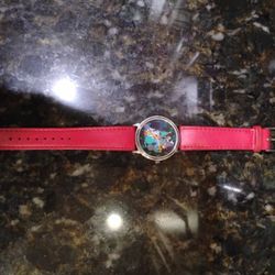 Vintage Disney's Mickey And Goofy Christmas Holiday Watch