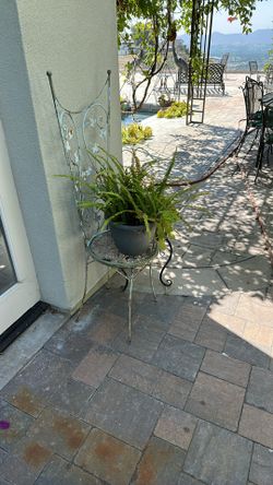 Antique Metal Chair From 1920s