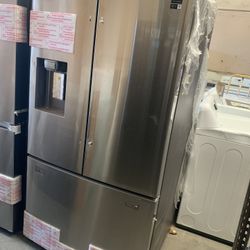 Brand New Out Box Samsung French Door Refrigerator Stainless Steel 