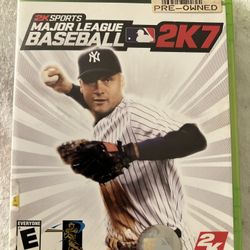 Major League Baseball 2K7 (Derek Jeter on Cover) Video Game Complete - XBOX 360