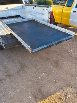 Decked Truck Bed Slide-Out Tray