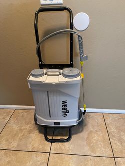 Weeflo Battery Powered Backpack Sprayer with Cart