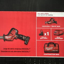 Milwaukee M12 Fuel Brushless Hackzall Kit