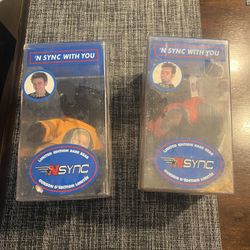 Lot Of 2 Sealed New *NSYNC Rare Bear Chris Justin 