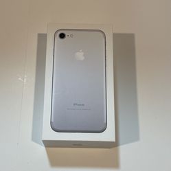 iPhone 7 128gb UNLOCKED FOR ALL CARRIERS (silver In Mint Condition) 