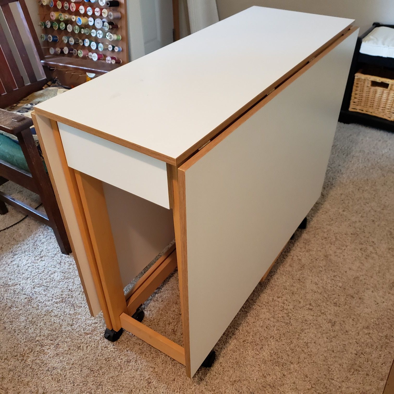 4'x 8' Collapsible Sewing Cutting Table for Sale in Centralia, WA - OfferUp
