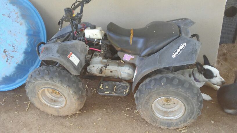 90cc 2 stroke monsoon quad