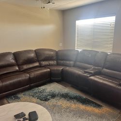 Couch Sectional Sofa Set With Recliner