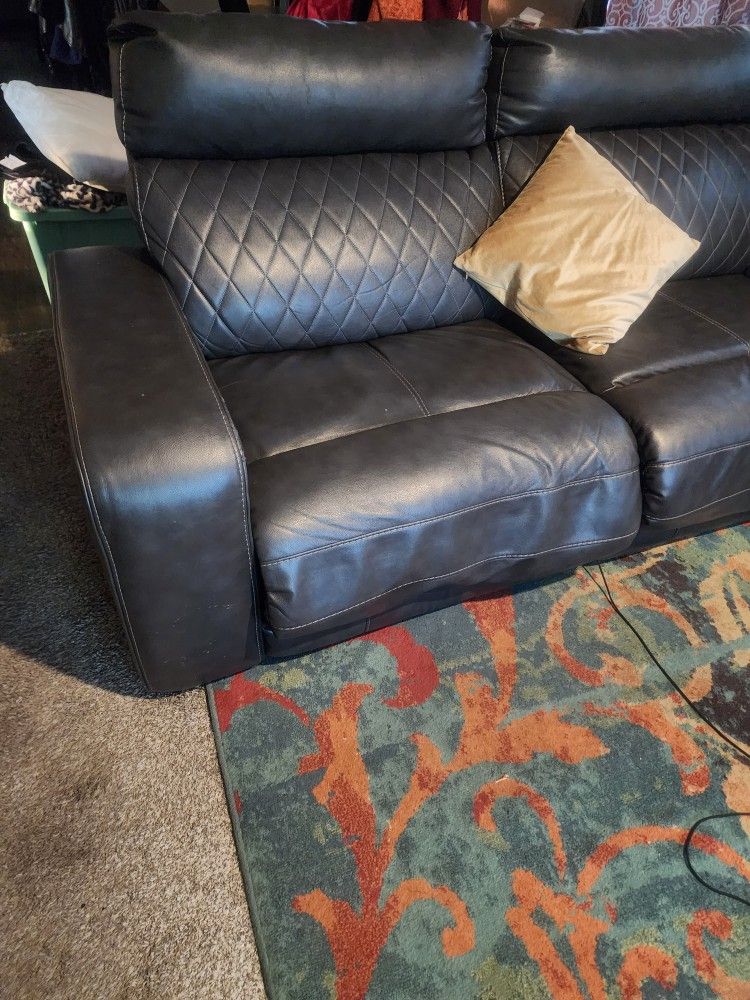 Dark GREY Reclining Sectional