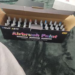 Airbrush Paint 30 Colors, 3 Thinner