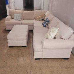 Large Beige Sofa Sectional