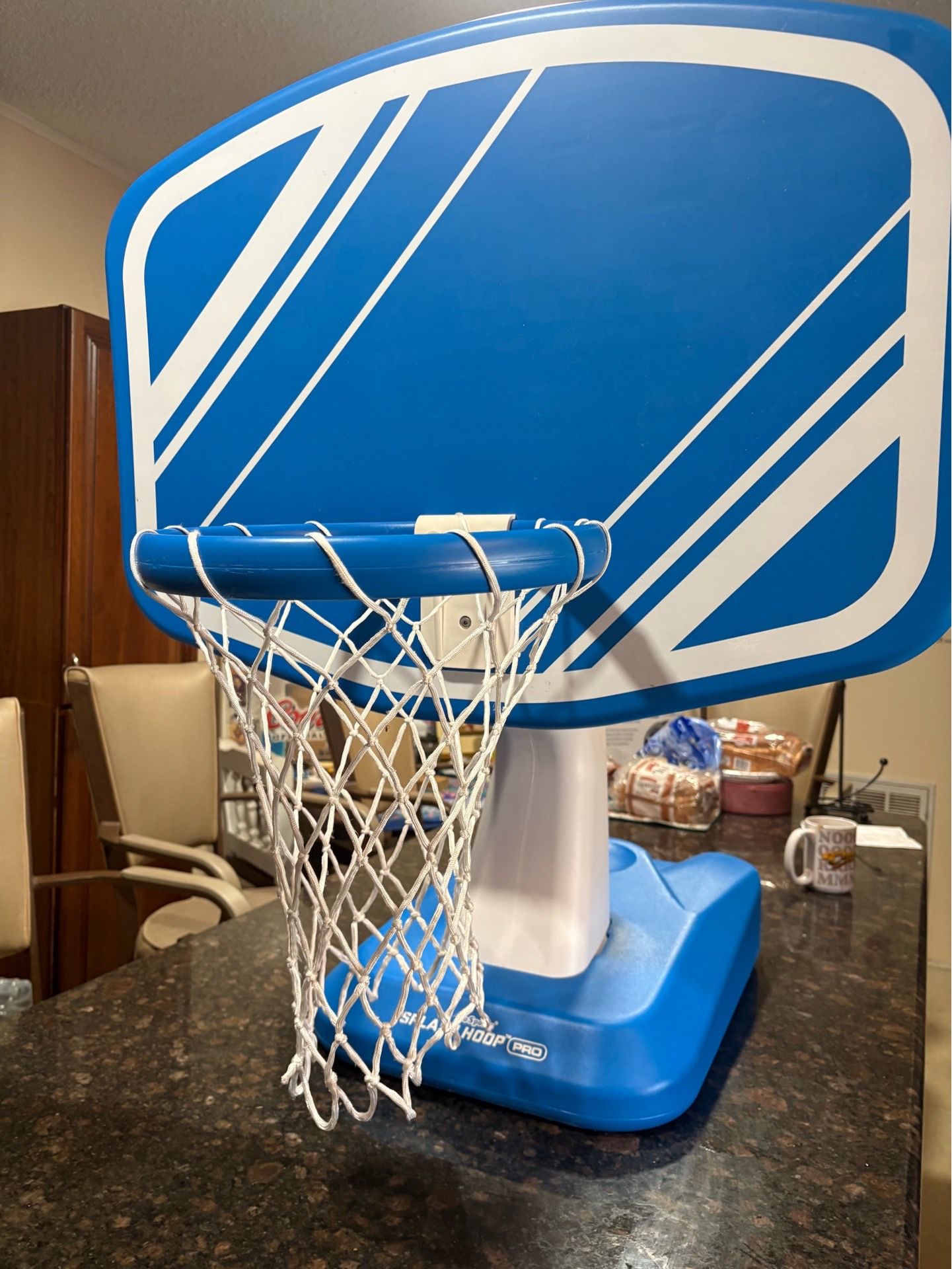 Splash hoop for pool