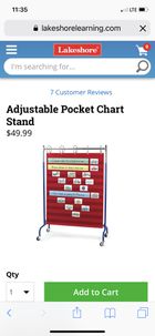 Lakeshore Pocket Chart Stand