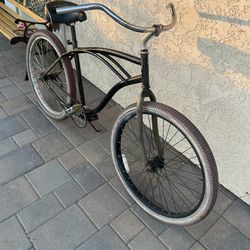 Black Beach Cruiser 26” Wheels