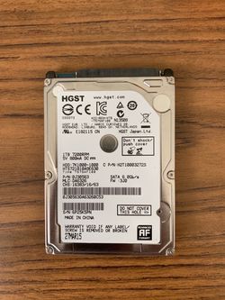HGST 1TB 7200RPM 2.5" SATA Hard Drive