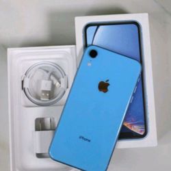 Apple iPhone XR 64GB 128GB Blue 🎁 Unlocked For All Boost 12 Metro Max Spectrum XR 13 Cricket 11 Verizon X TMobile XS Sprint Pro Att 