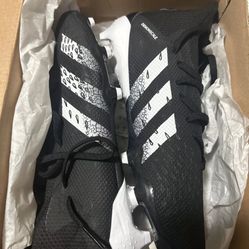 New Black And White Predator Adidas Soccer Cleats Size 6 Boys With Box