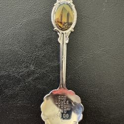 Souvenir Spoon, Silver, CRYSTAL CATHEDRAL Very Rare! Excellent Condition!