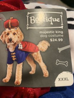 Halloween Dog Costume Majestic King