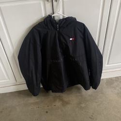 Water Resistant Hooded Fleece Lined Anorak Jacket