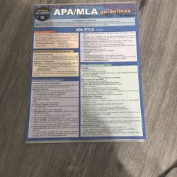 APA/MLA guidelines 