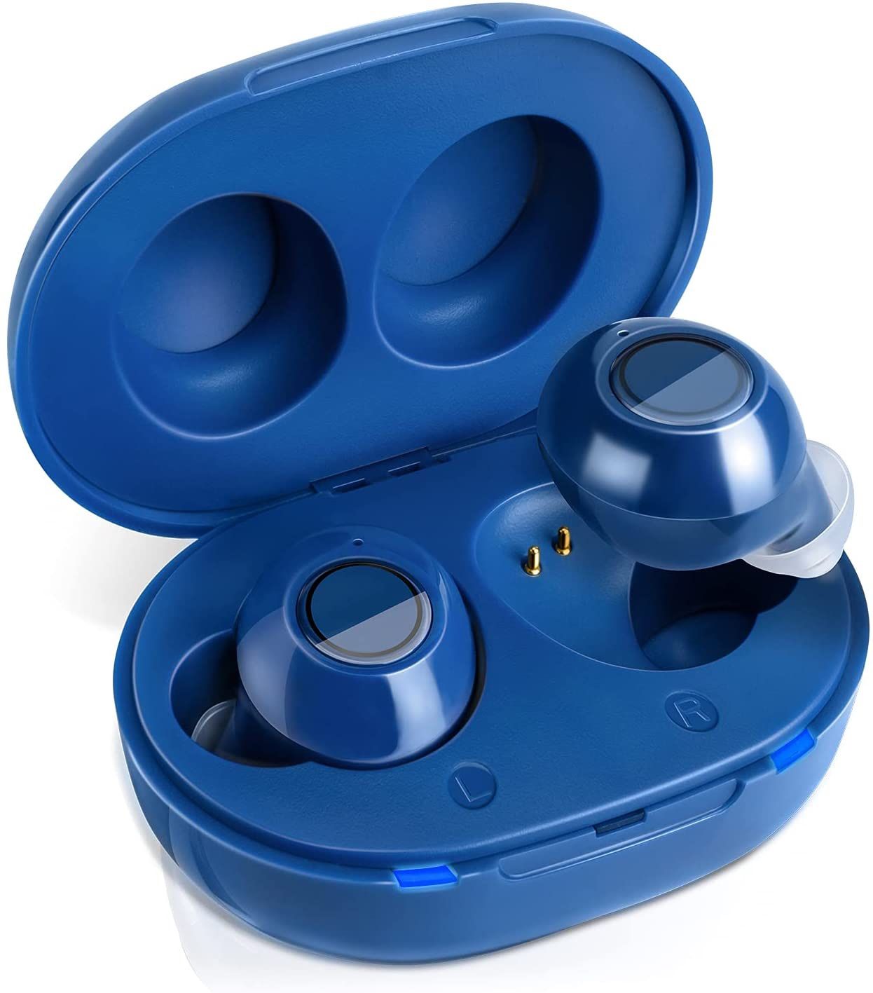 Rechargeable Hearing Aids for hearing loss- blue