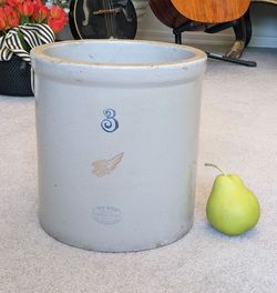 Vintage Red Wing 3 Gallon Stoneware Crock