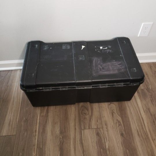 CONTICO Black Plastic Storage Trunk at