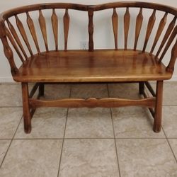 Antique Bench By Sikes Product Of Masters Crafsman 38" By29"  Deep 20" 200