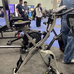 KURONO Stationary Exercise Bike for Home Workout, 4 IN 1 Foldable Indoor Cycling Bike for Seniors, 330LB Capacity, 16-Level Magnetic Resistance, Seat 