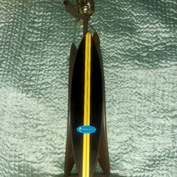 Three Surfboard Lamp With Shade