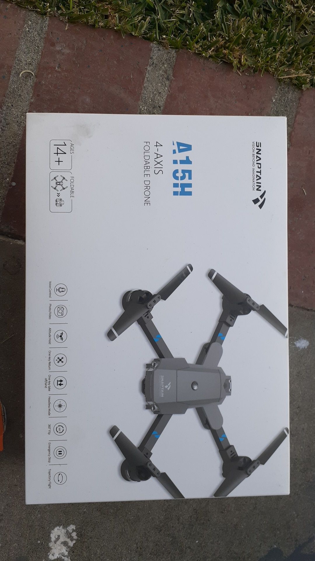 A15H snaptain foldable drone