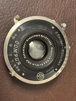 Antique lens Compur F= 12 cm. Germany