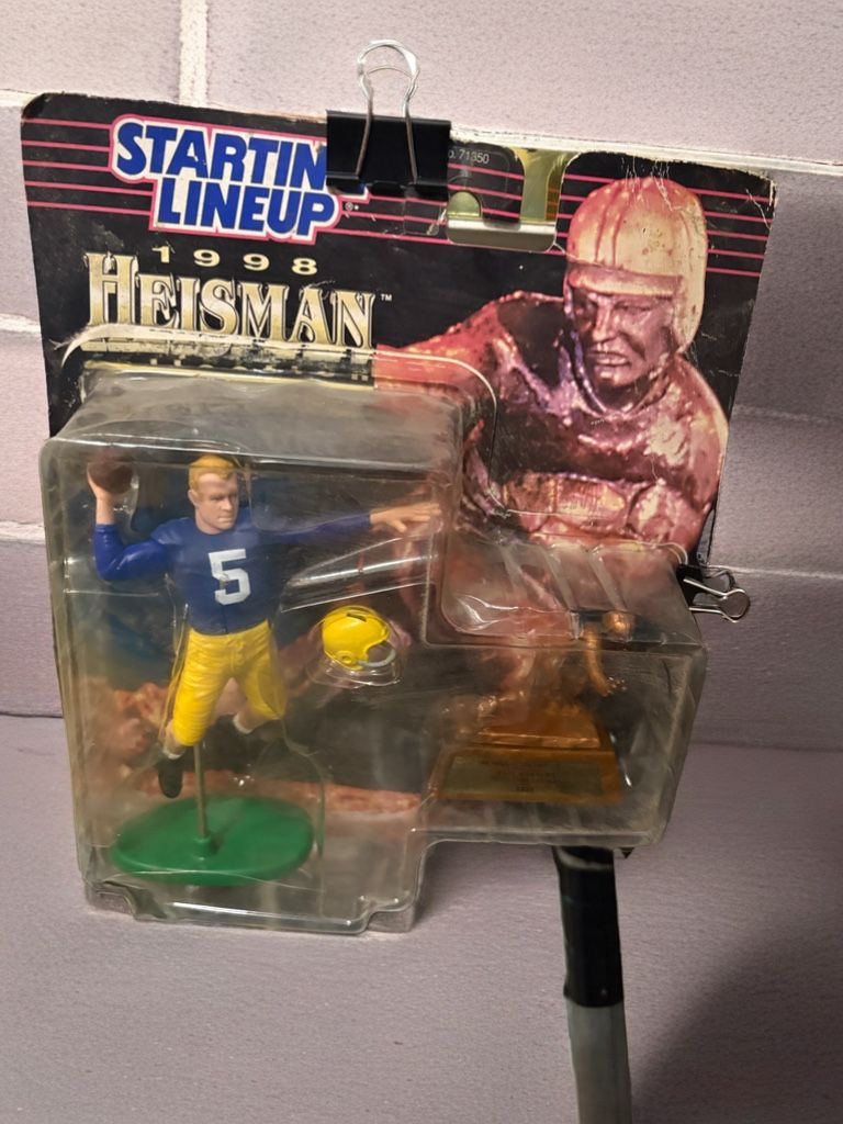 1998 PAUL HORNUNG Notre Dame Heisman Green Bay Packers Starting Lineup RARE!!