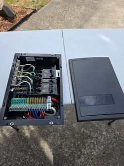 RV or off grid breaker panel with A/C and D/C inputs