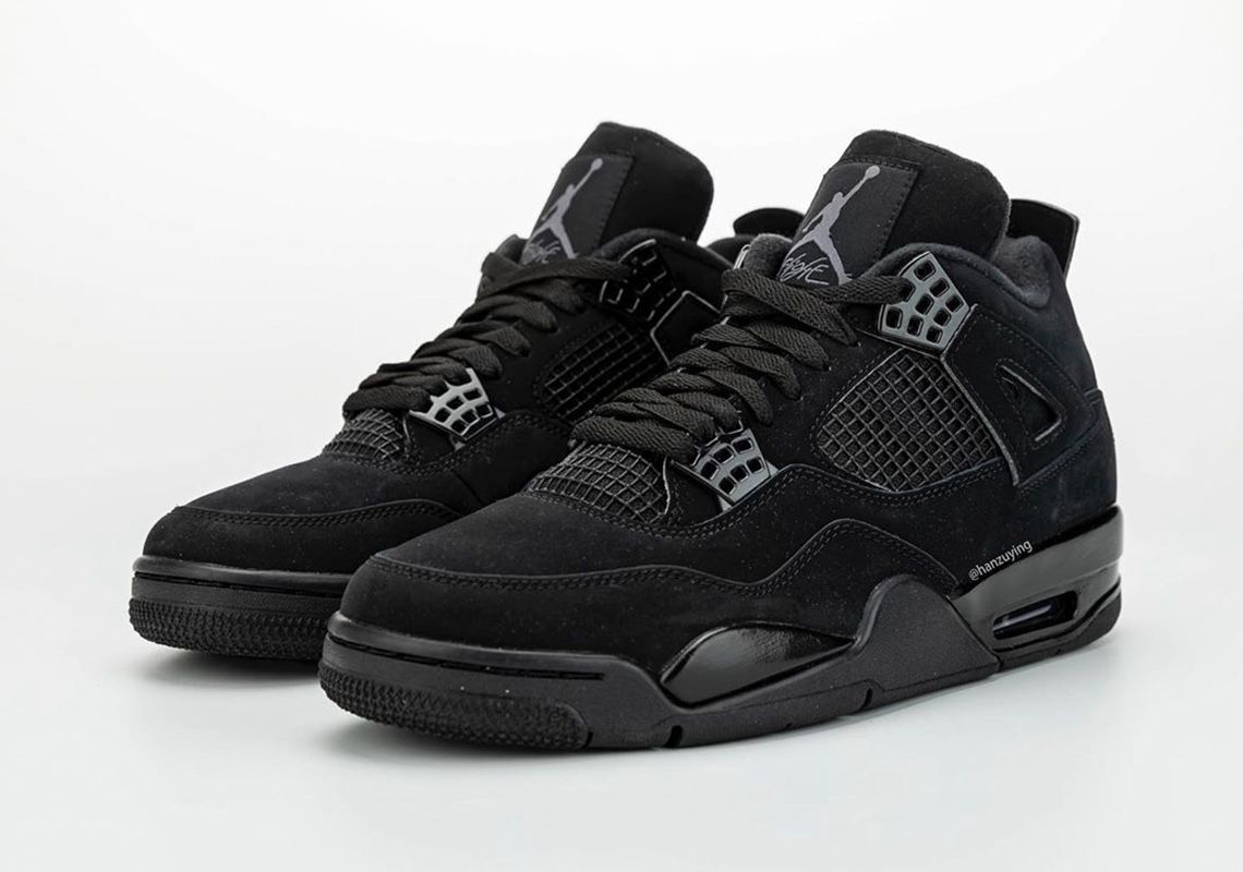 Air Jordan 4 Retro "Black Cat" Men's Shoe 11.5