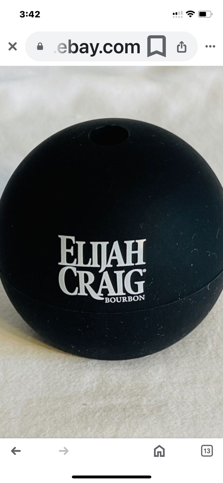 Elijah Craig Bourbon Round Ice Cube Maker Perfect & Jägermeister set of 2 shot glasses 4oz/2.25oz 