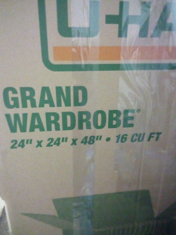 UHAUL GRAND WARDROBE BOX